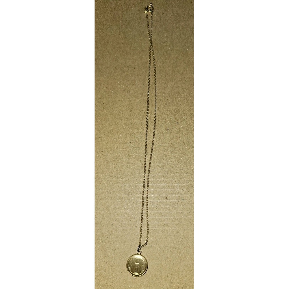 Vintage LeStage 1/20 12K GF Gold Filled Dainty Locket Pendant